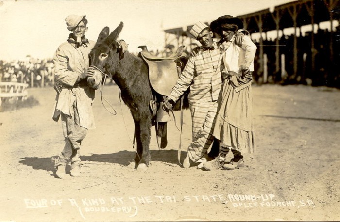 Four of a Kind at the Tri-State Round-Up, Belle Fourche, 1921