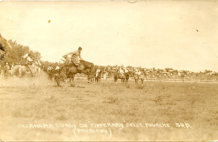 Oklahoma Curly on Tipperary, Belle Fourche, 1921